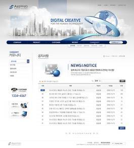 藍色商業地球 塑造網頁與網站設計的未來藍圖